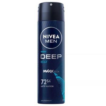 Nivea Erkek Deep Beat Aktif Karbon Deodorant 150 Ml
