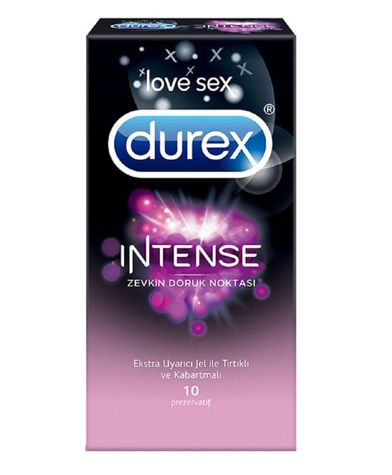 Durex Prezervatif 10'lu İntense