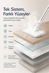 Livenzi Steam Pro 2000 Çok Fonksiyonlu Buharlı Temizlik & Hijyen Makinesi Beyaz