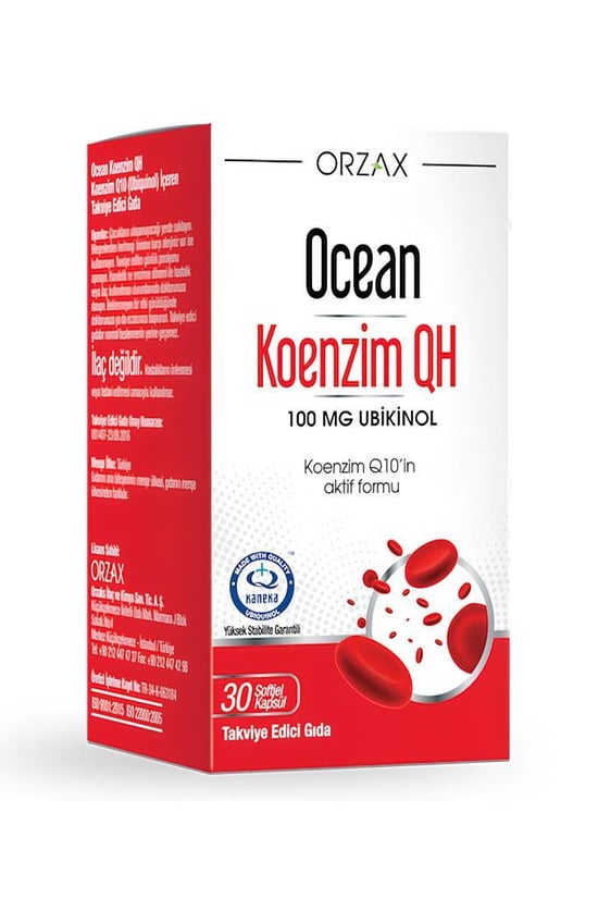 Ocean Koenzim Qh 100 Mg 30 Kapsül