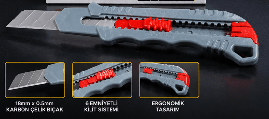 Hagiki Büyük Plastik Falçata Maket Bıçağı