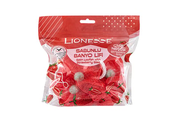 Lionesse Çilek Sabunlu Banyo Lifi 952