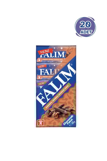 Falım Karanfil Aromalı 5'li Sakız 35 Gr - 20 Adet