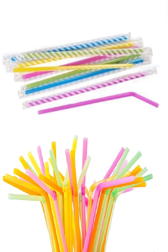 Dolphin Jelatinli Körüklü Pipet 5mm x 23,5cm - 100 Adet