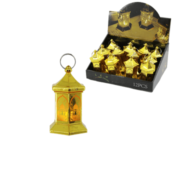 Led Flameless Candle Krd-7938 ( Orta ) ( Altıgen Kubbe ) Ramazan Led Işık
