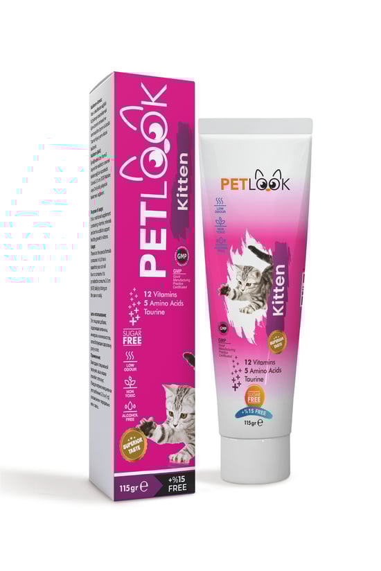 Petlook Yavru Kedi Kitten ve Anne Kedi Maltı Multivitamin 115 Gr
