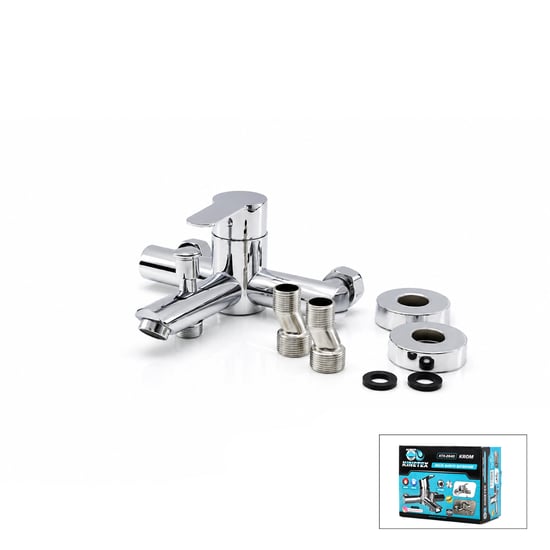 Kinetex Ktx-2640 ( Krom ) Delta Banyo Bataryası ( Aç Kapa)