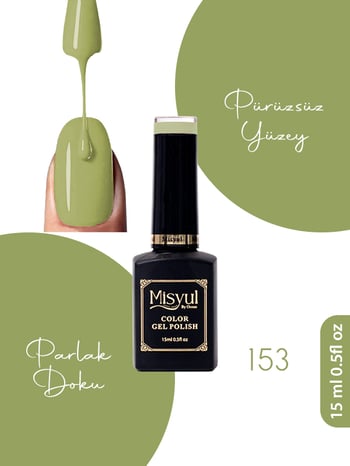 Misyul Uv Led Kalıcı Oje Nail Art 15 Ml 153