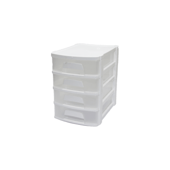Super-bag Asr-2054 ( Tonton & No:2 ) Çekmece 4 Katlı ( 16.5x21.5x24cm )