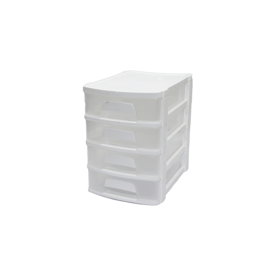 Super-bag Asr-2054 ( Tonton & No:2 ) Çekmece 4 Katlı ( 16.5x21.5x24cm )