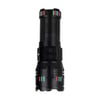 Panther 50w Lazer Led El Feneri 6000 Lümen Usb Type-c Şarjlı Zoomlu 4x18650 Profesyonel Pt-4117