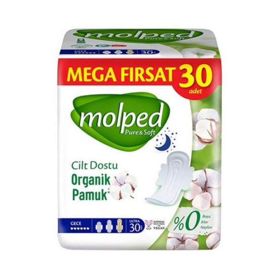 Molped Pure&soft Mega Fırsat Gece 30lu