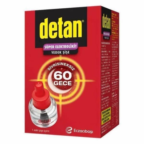 Detan 60 Gece Elektrolikit Sivrisinek Kovucu Yedek