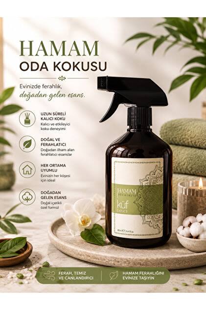 Küf Basic Hamam Beyaz Sabun Oda Kokusu 485 Ml
