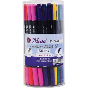 Masis S5104 Fineliner Çift Uçlu Kalem 50 Adet
