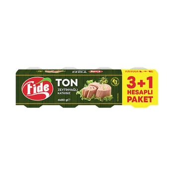 Fide Ton Balık 4x80gr Z.yağlı