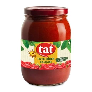 Tat Biber Salça 1450gr Tatlı Cam