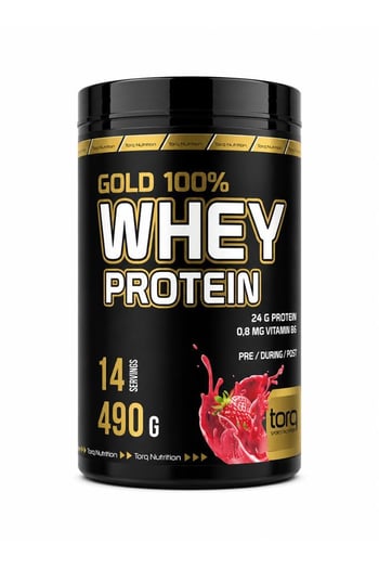 Torq Nutrition Gold Whey Protein Çilek 490g