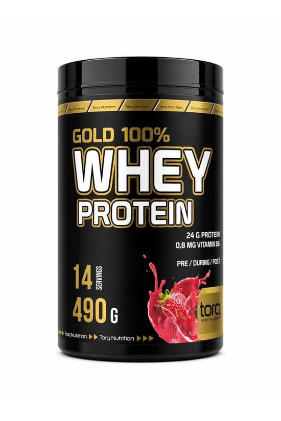 Torq Nutrition Gold Whey Protein Çilek 490g