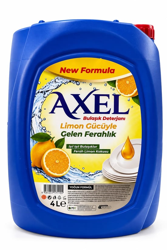 Axel Sıvı Bulaşık Deterjanı 4 Litre Limon