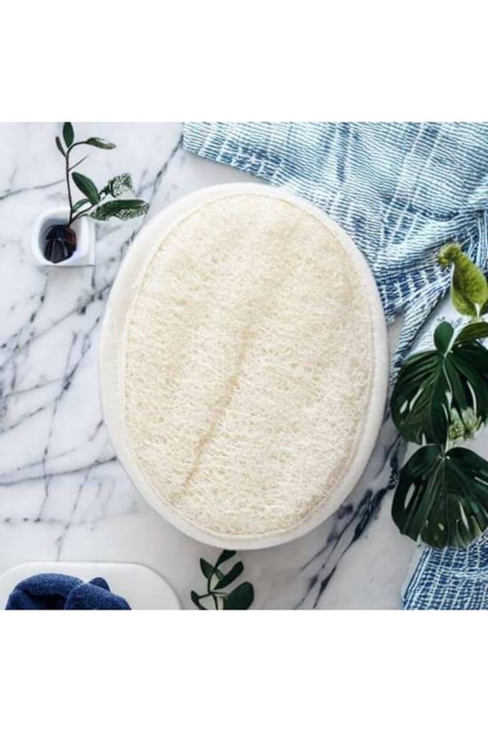 Eratos Kabak Lifli Oval Vücut Kesesi Doğal Banyo Lifi