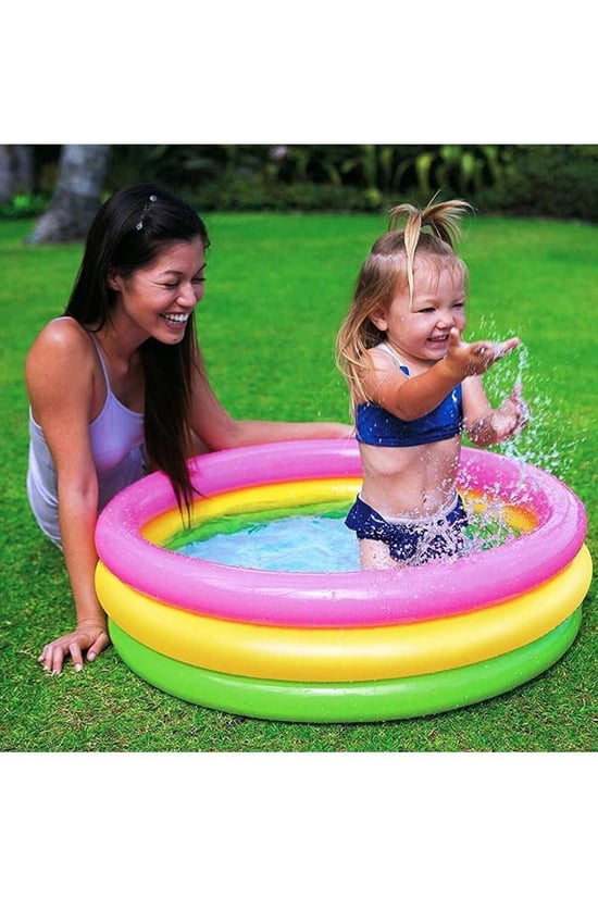 İntex 3 Boğumlu Sunset Bebek Havuzu 86x25 Cm İh58924