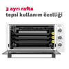 Simfer 4502 Beyaz 45 Litre Turbo Midi/mini Fırın
