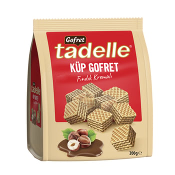 Tadelle Küp Gofret Fındık Kremalı 200g X8 Adet