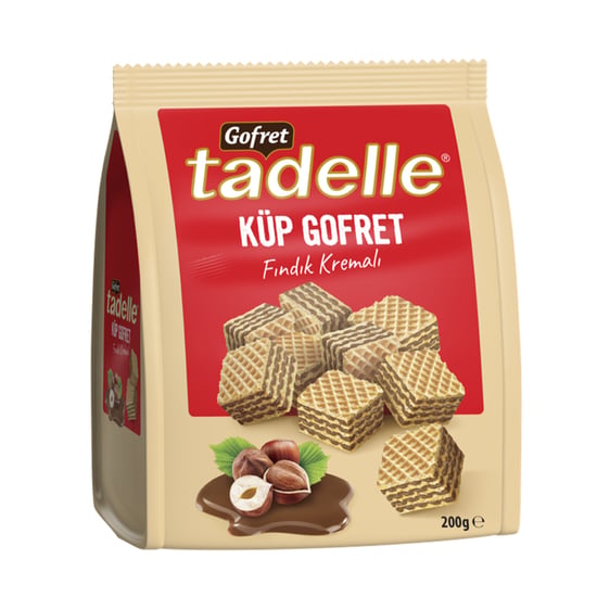 Tadelle Küp Gofret Fındık Kremalı 200g X8 Adet