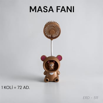 Ayıcıklı Masa Fanı Şarjlı