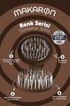 ProCo Beauty Makaron Saç Fırçası Renk Serisi - Sonbahar Işıltısı  - Kahverengi, Solmuş Yaprak Yeşili, Turuncu