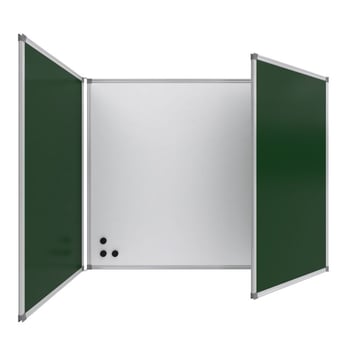 Mıknatıslı Yüzey Kapaklı Yeşil Yazı Tahtası 120x150cm