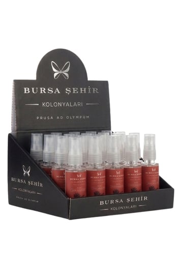 Bursa Şehir Kolonyaları, İznik Bahçeleri Kolonyası, Mini Set, Sprey Başlıklı