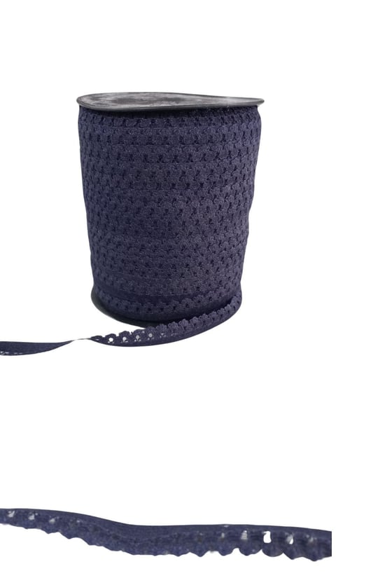 Çamaşır Askısı Şerit En 1 Cm Lacivert 5 Metre