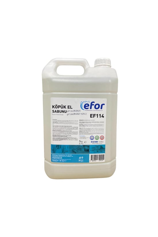 Köpük El Sabunu (kremli) 5 Kg Şeffaf | Kremli Premium Formül | Dispenserlere Uygun