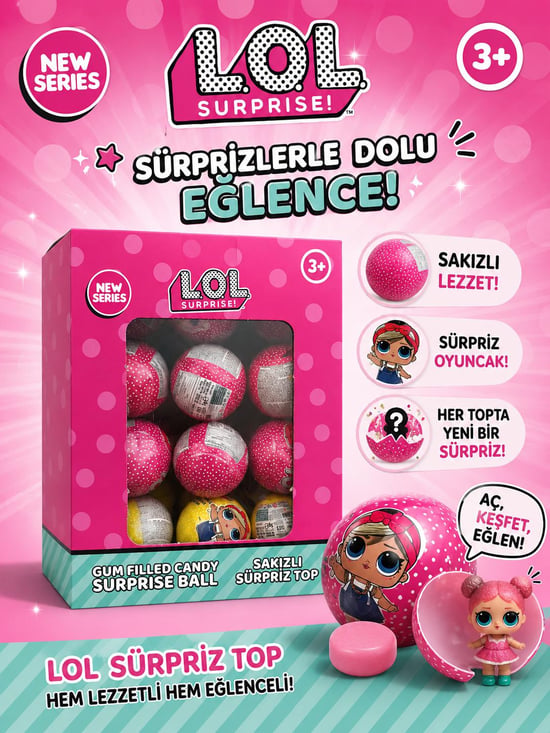 Lol Sakızlı Sürpriz Top
