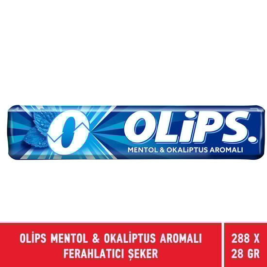 Olips Mentol & Okaliptus Aromalı Ferahlatıcı Şeker 28 Gr X 288 A
