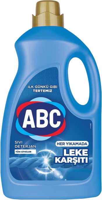 Abc Leke Karşıtı Sıvı Çamaşır Deterjanı 3 Lt