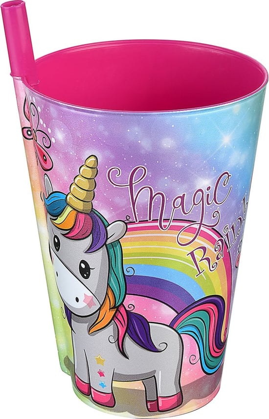 Voce Pipetli Bardak Desenli-farklı Desenlerde