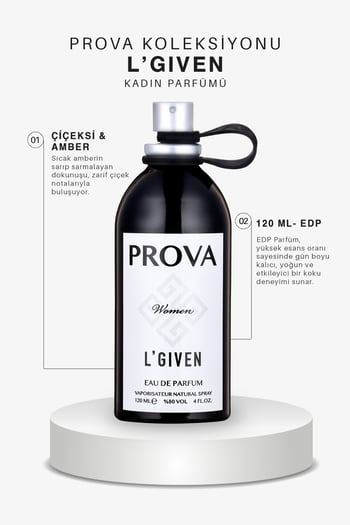 Prova L' Given Edp Amber Çiçeksi Kadın Parfüm 120 Ml