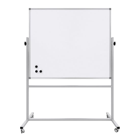 Mıknatıslı Mobil Brifing 360° Dönerli Beyaz Yazı Tahtası 120x200cm