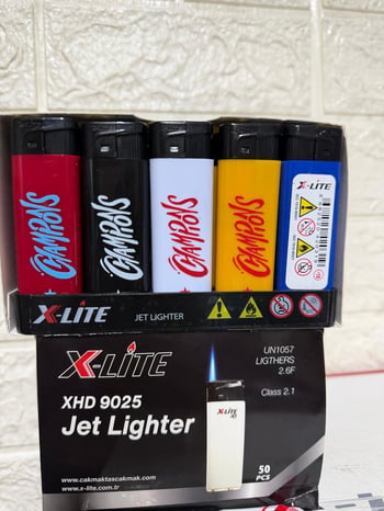 X-lite Jet Baskılı Champıons Çakmak *50 Pcs