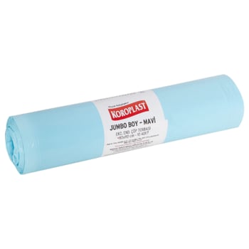 Koroplast Eko End. Jumbo Boy Çöp Torbası 80x110 300 Gr 10'lu Rulo Mavi