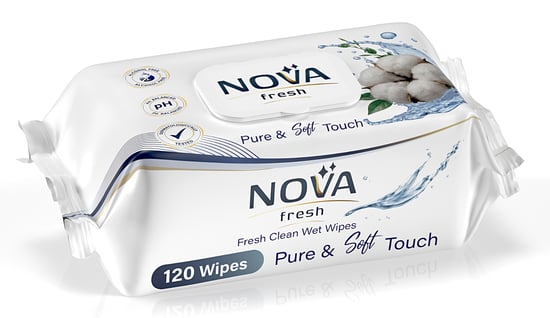 Nova Fresh Islak Mendil Havlu 120'li