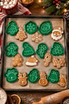 10 Parça Noel Figürleri Kurabiye Kalıbı Seti