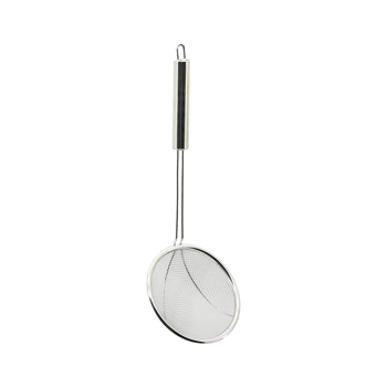 Stainless Steel Yakut-11470 (-13449 ) ( 14cm ) ( Metal Tel ) Kevgir ( Krom Metal Çerçeve & Sap= 26.5cm )