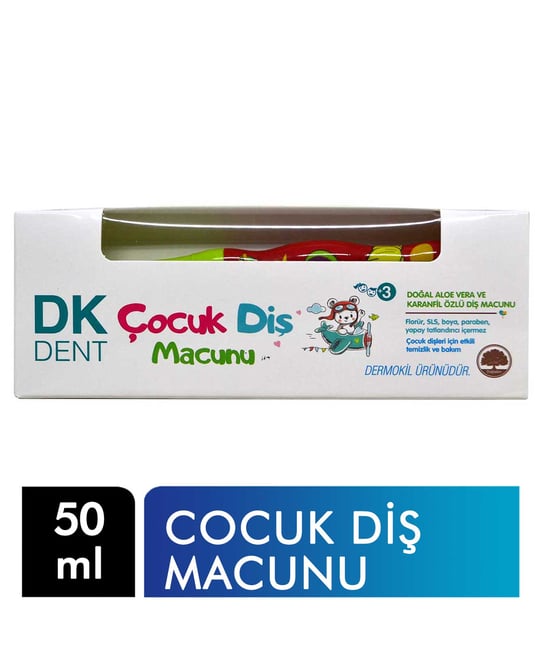 Dk Dent Diş Macunu 50ml Aloe Vera & Karanfil Özlü+çocuk Diş Fırçası