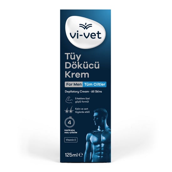 Vivet Erkek Tüy Dökücü Krem 125 ml