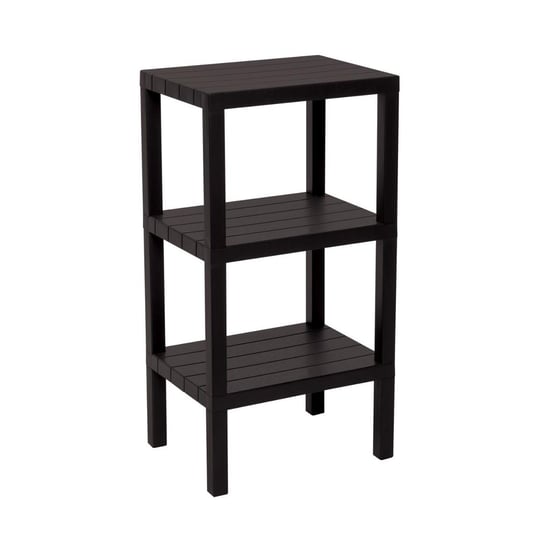 Ombeg Om-3102-0390-0039 ( 3 ( Düz ) Raflı & Siyah ) Modüler Ünite Plastik