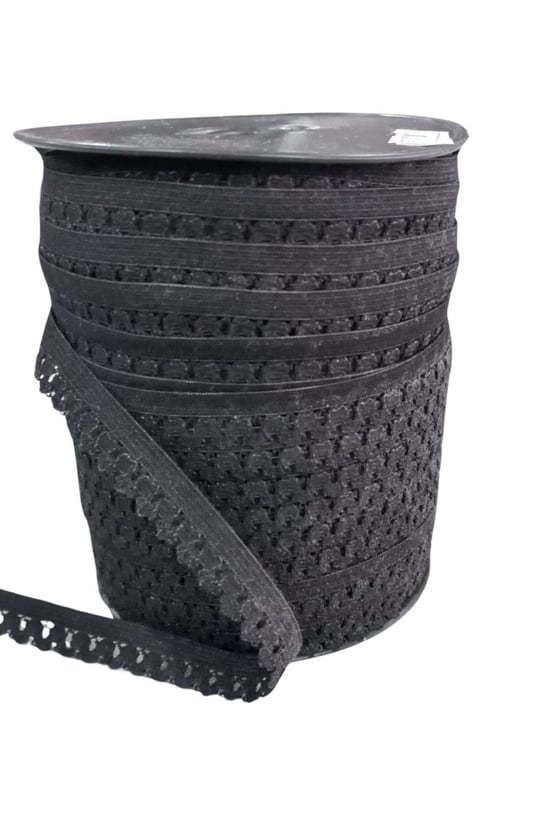 Çamaşır Askısı Şerit En 1 Cm Siyah 5 Metre